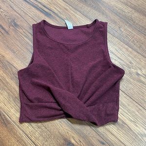 Yogalicious Lux Soft Cropped Workout Tank Top M